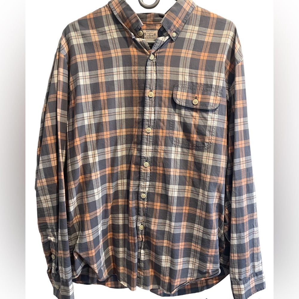 J Crew multicolored casual button up shirt